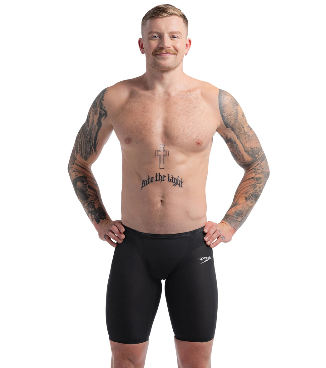 Speedo Men's LZR Valor 2.0 High Waist Jammer Tech Suit Swimsuit