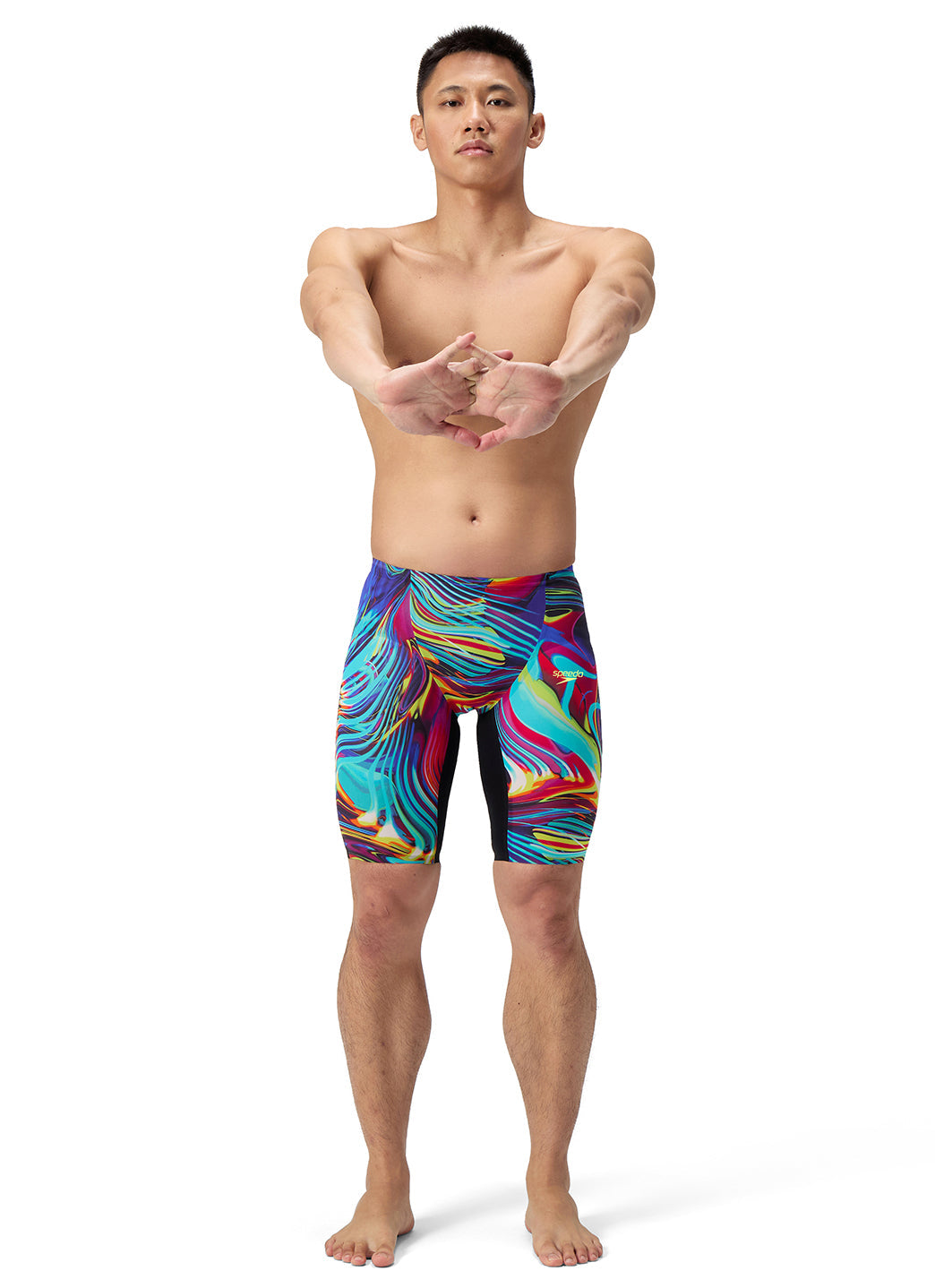 Speedo Men's LZR Valor 2.0 High Waist Jammer Tech Suit Swimsuit
