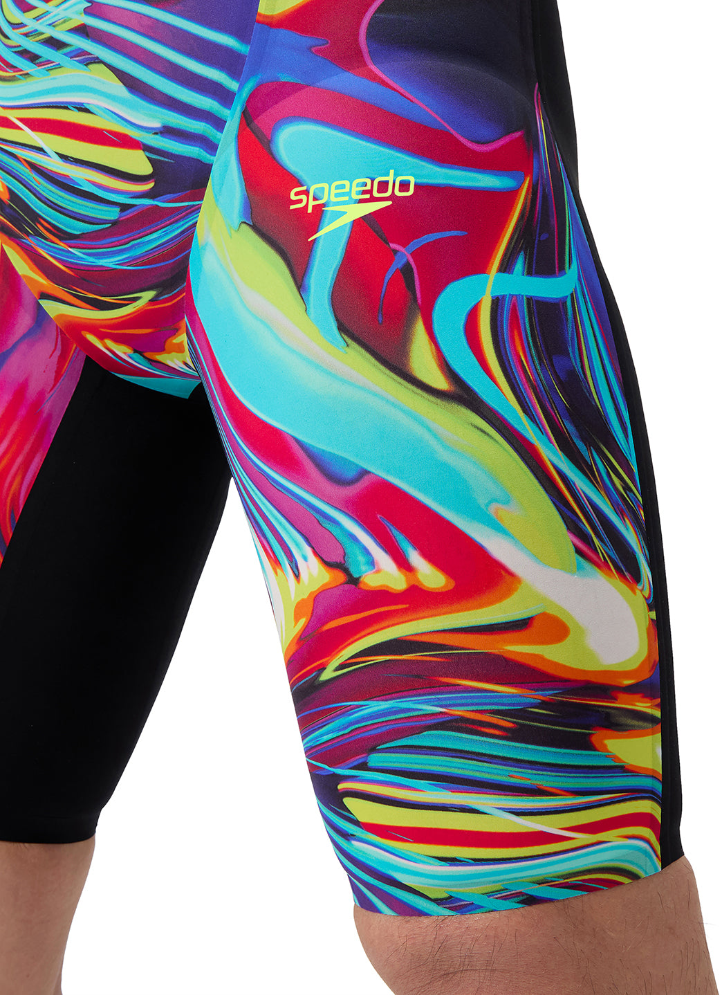 Speedo Men's LZR Valor 2.0 High Waist Jammer Tech Suit Swimsuit