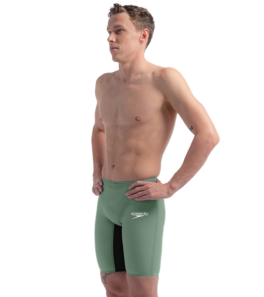Speedo Men's LZR Valor 2.0 High Waist Jammer Tech Suit Swimsuit