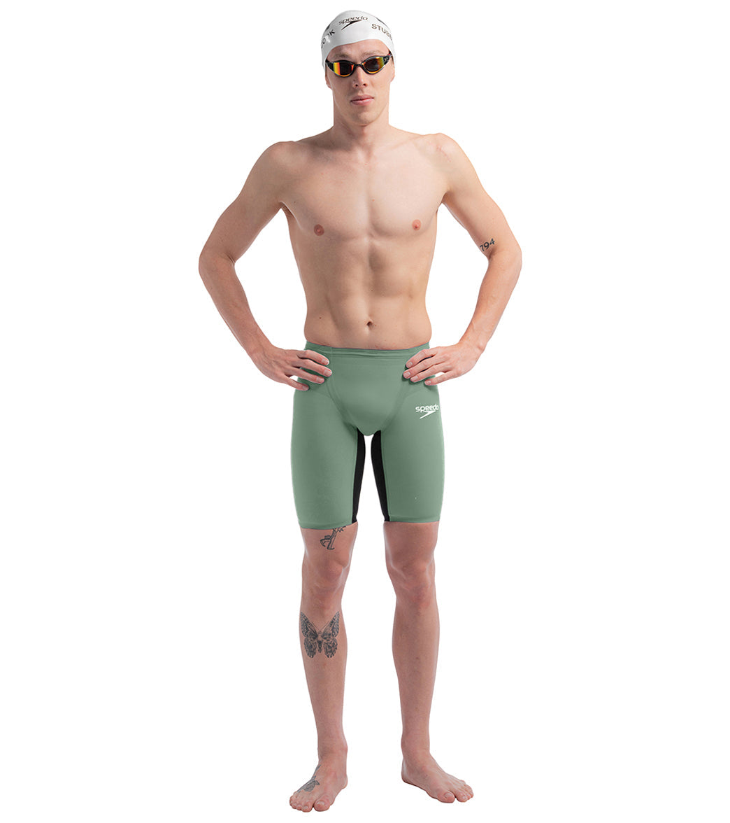 Speedo Men's LZR Valor 2.0 High Waist Jammer Tech Suit Swimsuit