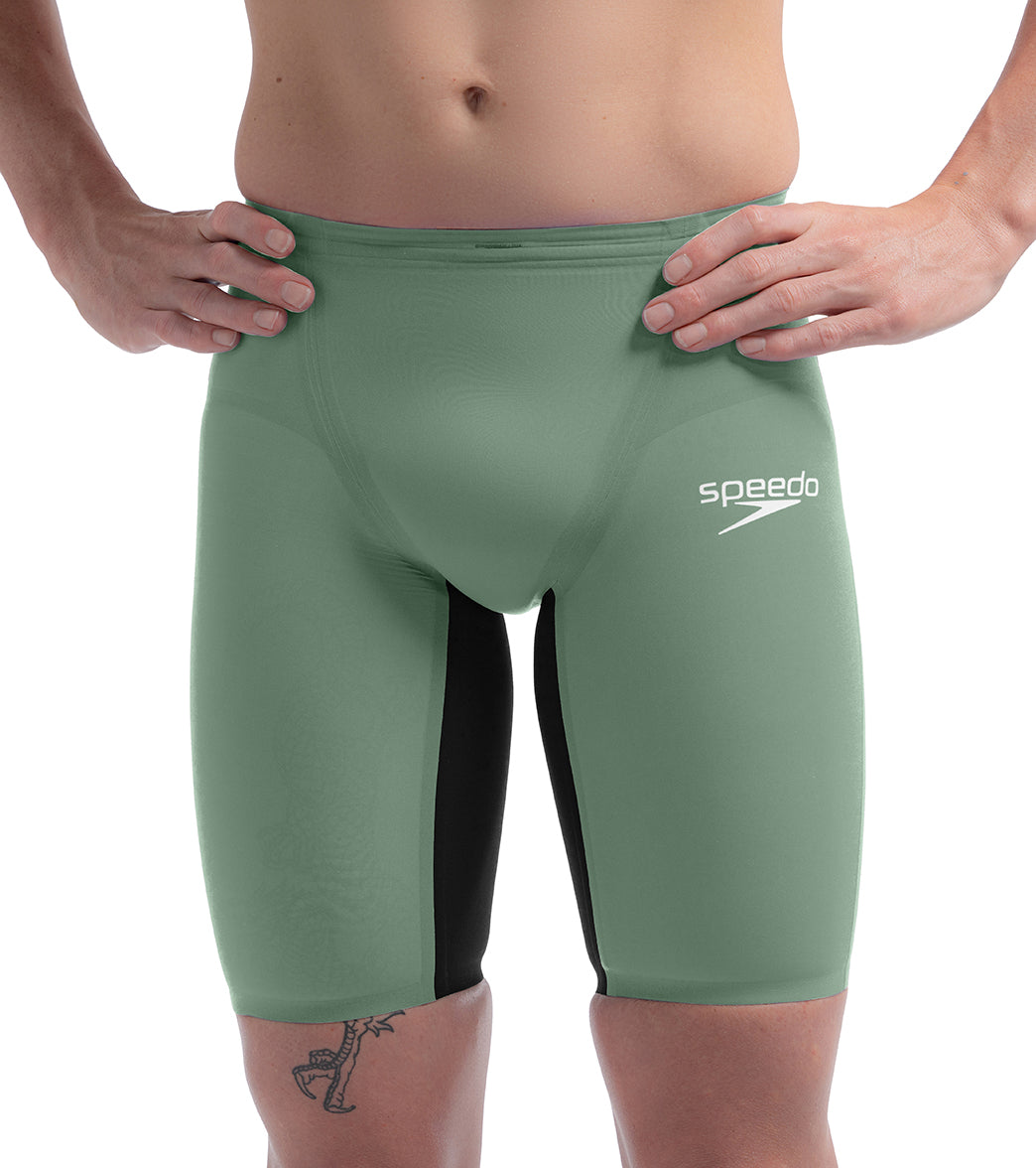 Speedo Men's LZR Valor 2.0 High Waist Jammer Tech Suit Swimsuit