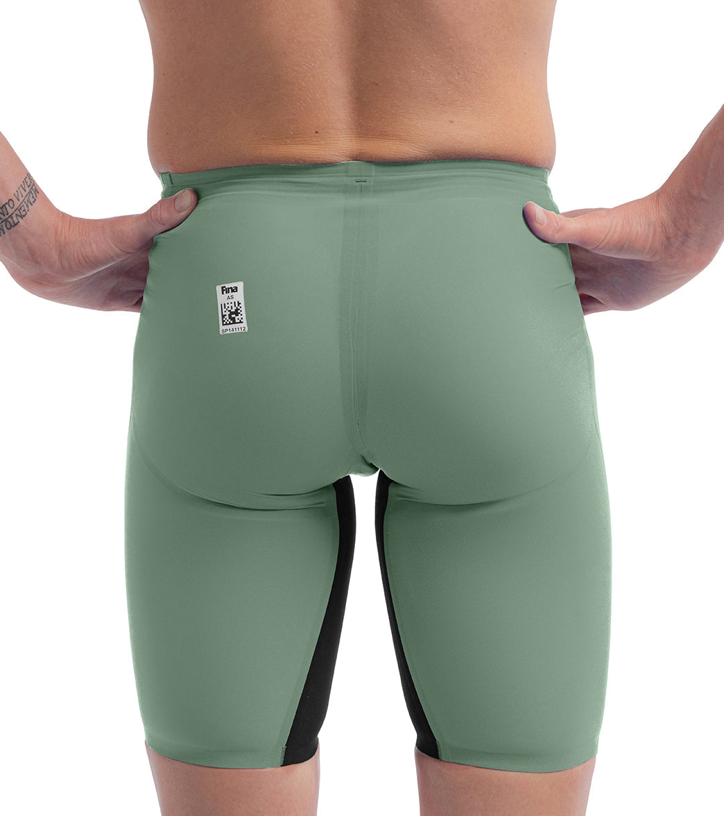 Speedo Men's LZR Valor 2.0 High Waist Jammer Tech Suit Swimsuit