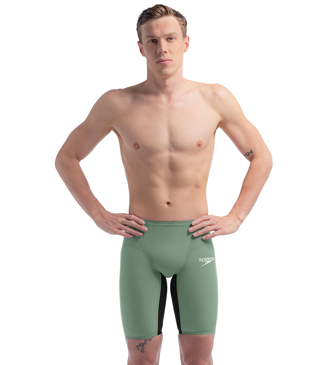 Speedo Men's LZR Valor 2.0 High Waist Jammer Tech Suit Swimsuit