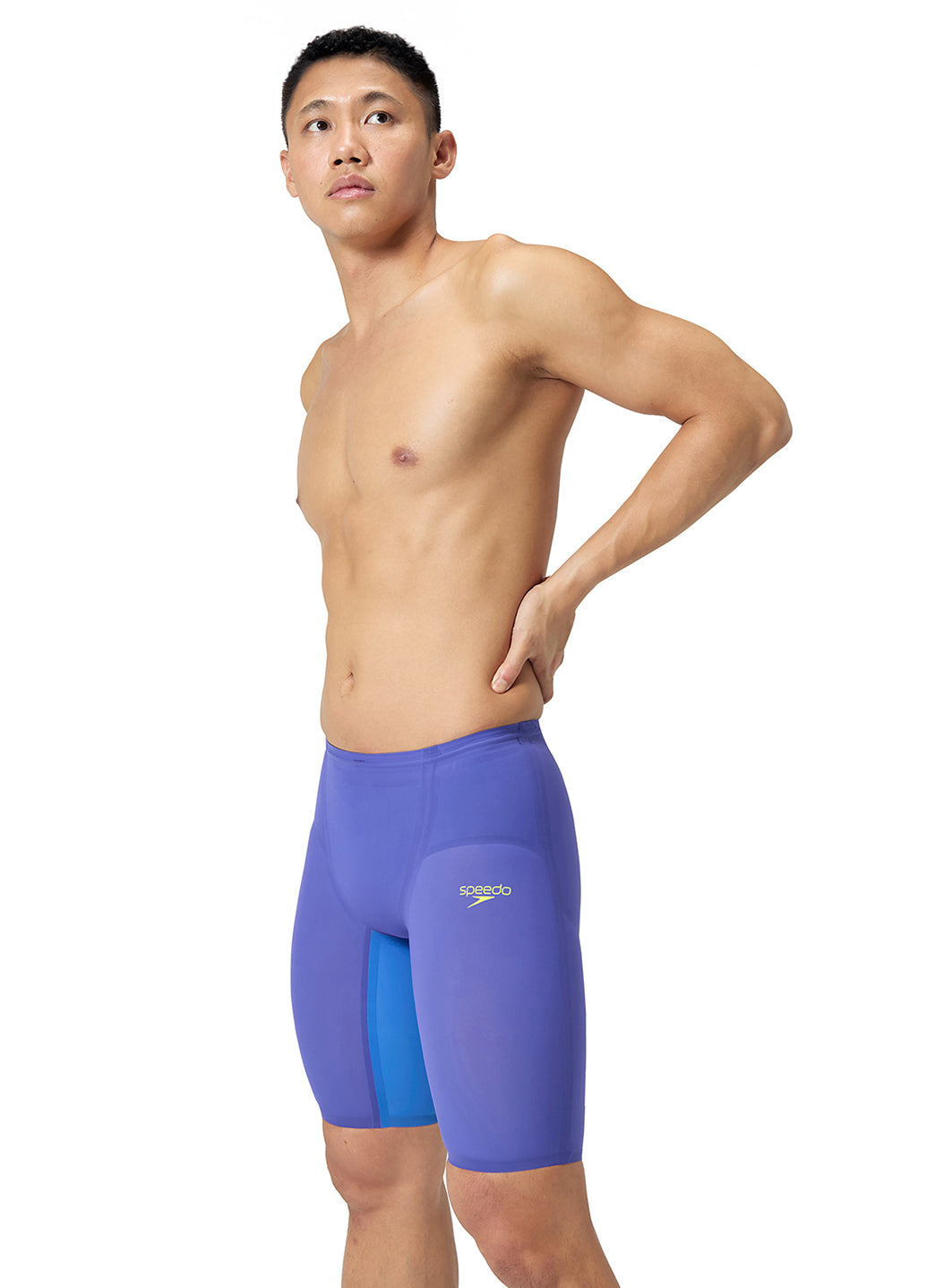 Speedo Men's LZR Valor 2.0 High Waist Jammer Tech Suit Swimsuit