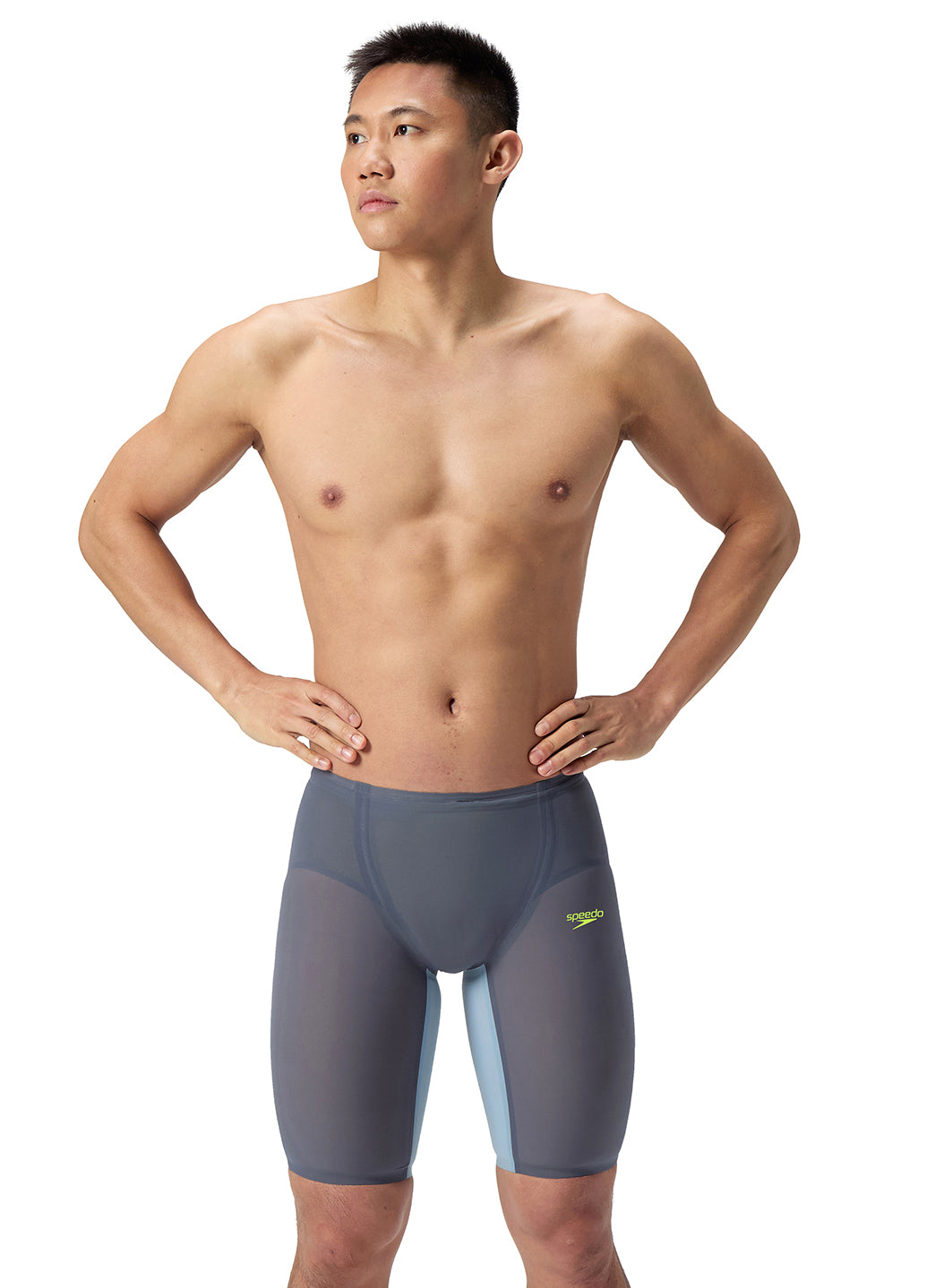 Speedo Men's LZR Valor 2.0 High Waist Jammer Tech Suit Swimsuit