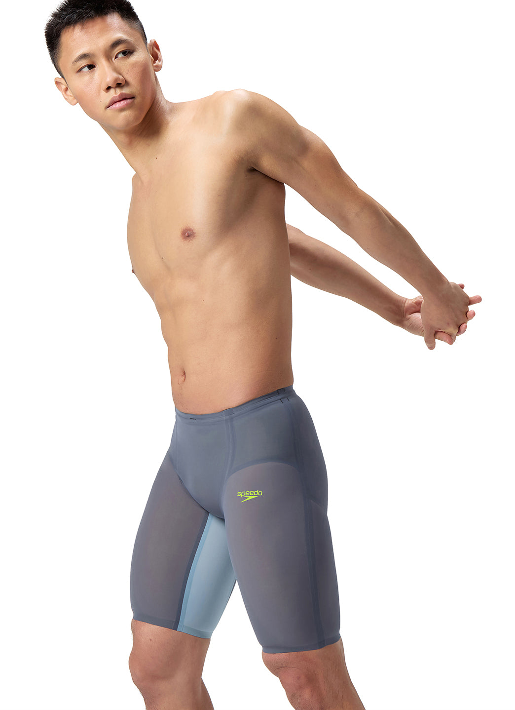 Speedo Men's LZR Valor 2.0 High Waist Jammer Tech Suit Swimsuit