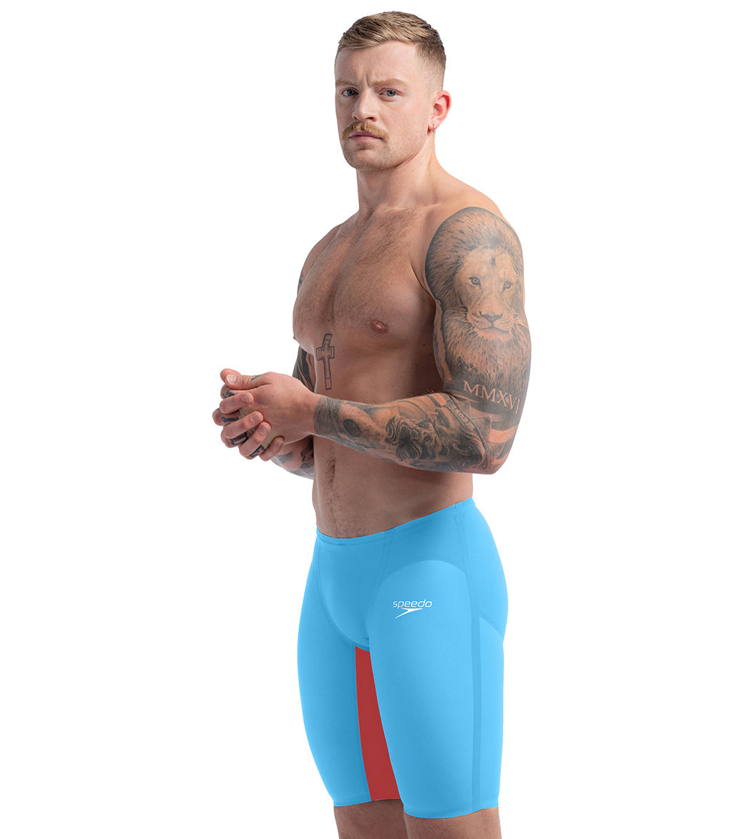 Speedo Men's LZR Valor 2.0 High Waist Jammer Tech Suit Swimsuit