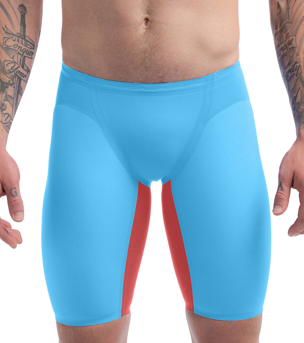 Speedo Men's LZR Valor 2.0 High Waist Jammer Tech Suit Swimsuit