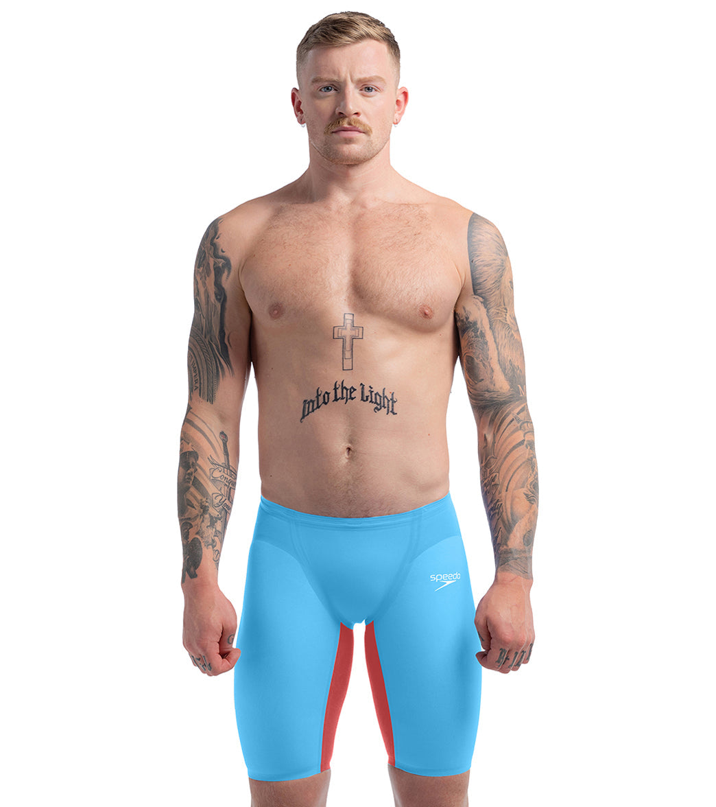 Speedo Men's LZR Valor 2.0 High Waist Jammer Tech Suit Swimsuit