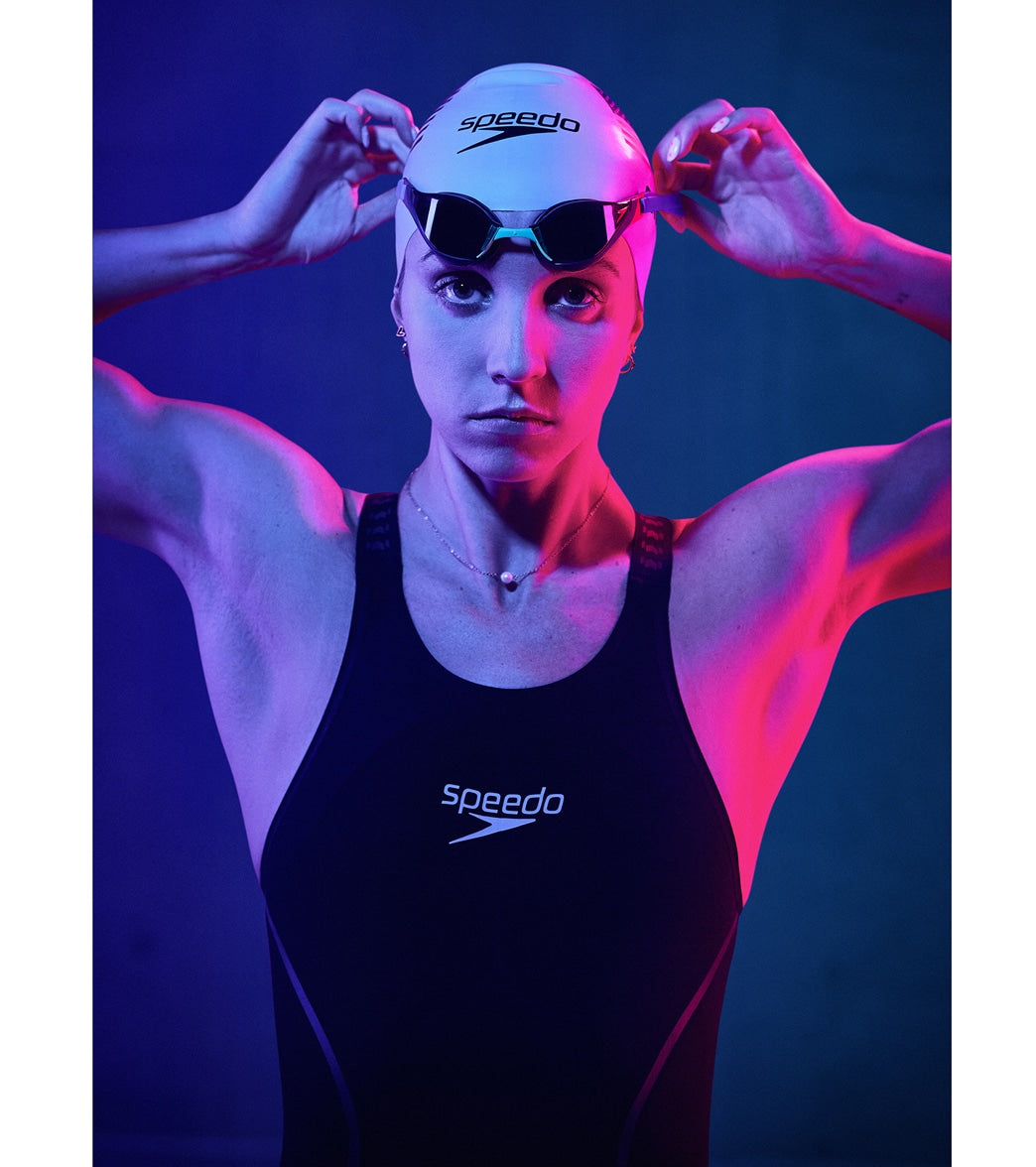 Speedo Women's LZR Intent 2.0 Open Back Kneeskin Tech Suit Swimsuit