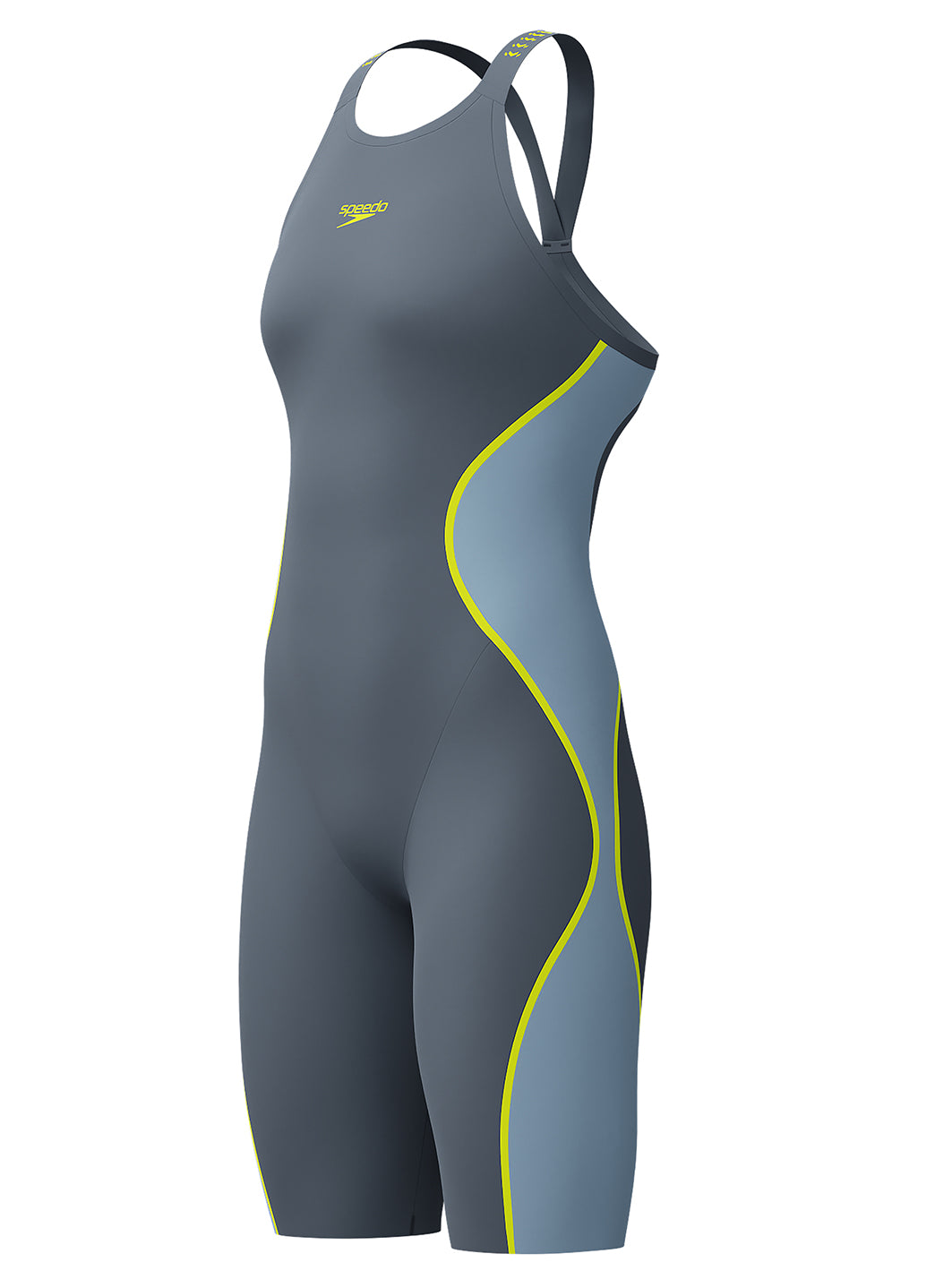 Speedo Women's LZR Intent 2.0 Open Back Kneeskin Tech Suit Swimsuit