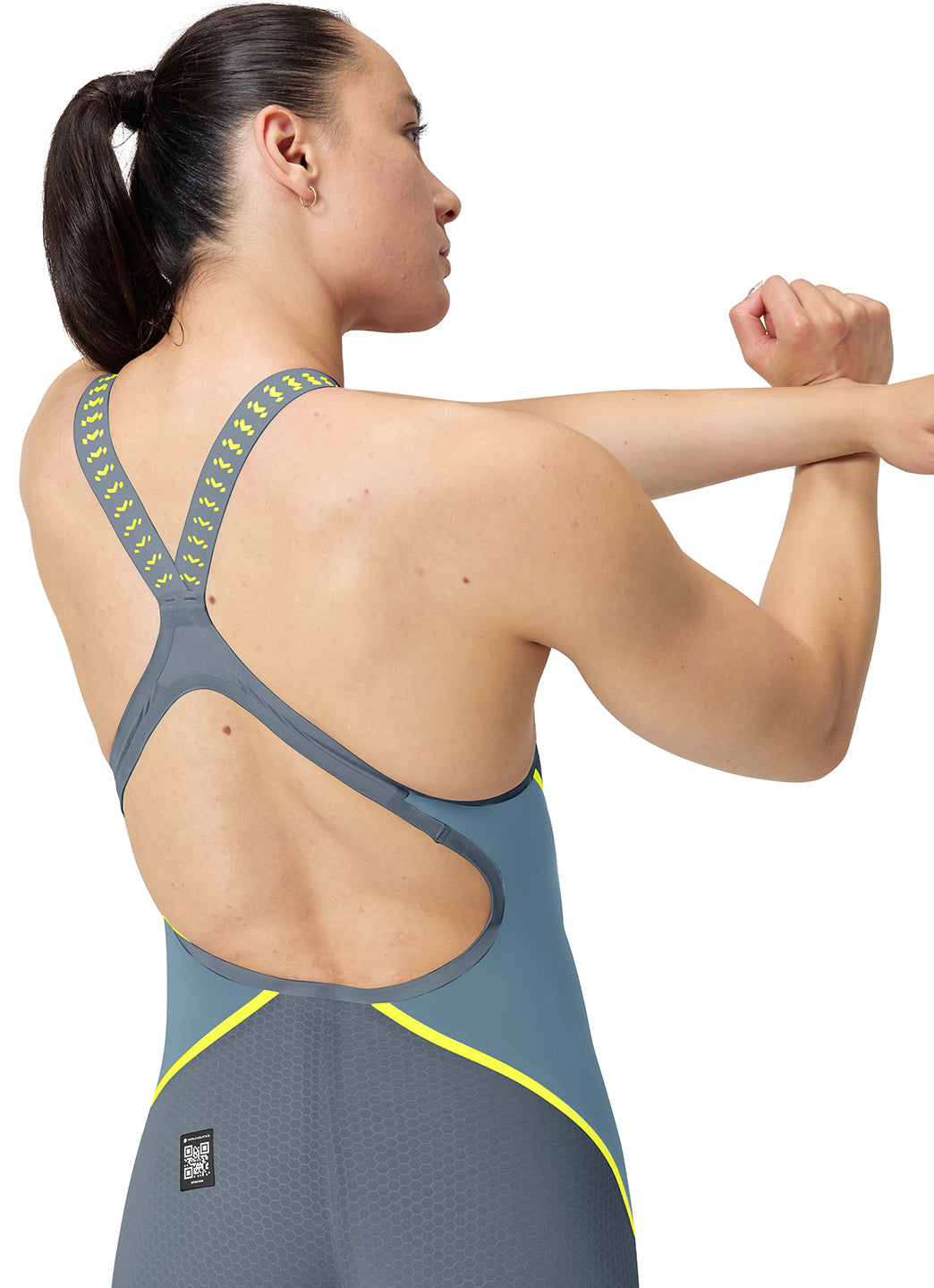 Speedo Women's LZR Intent 2.0 Open Back Kneeskin Tech Suit Swimsuit