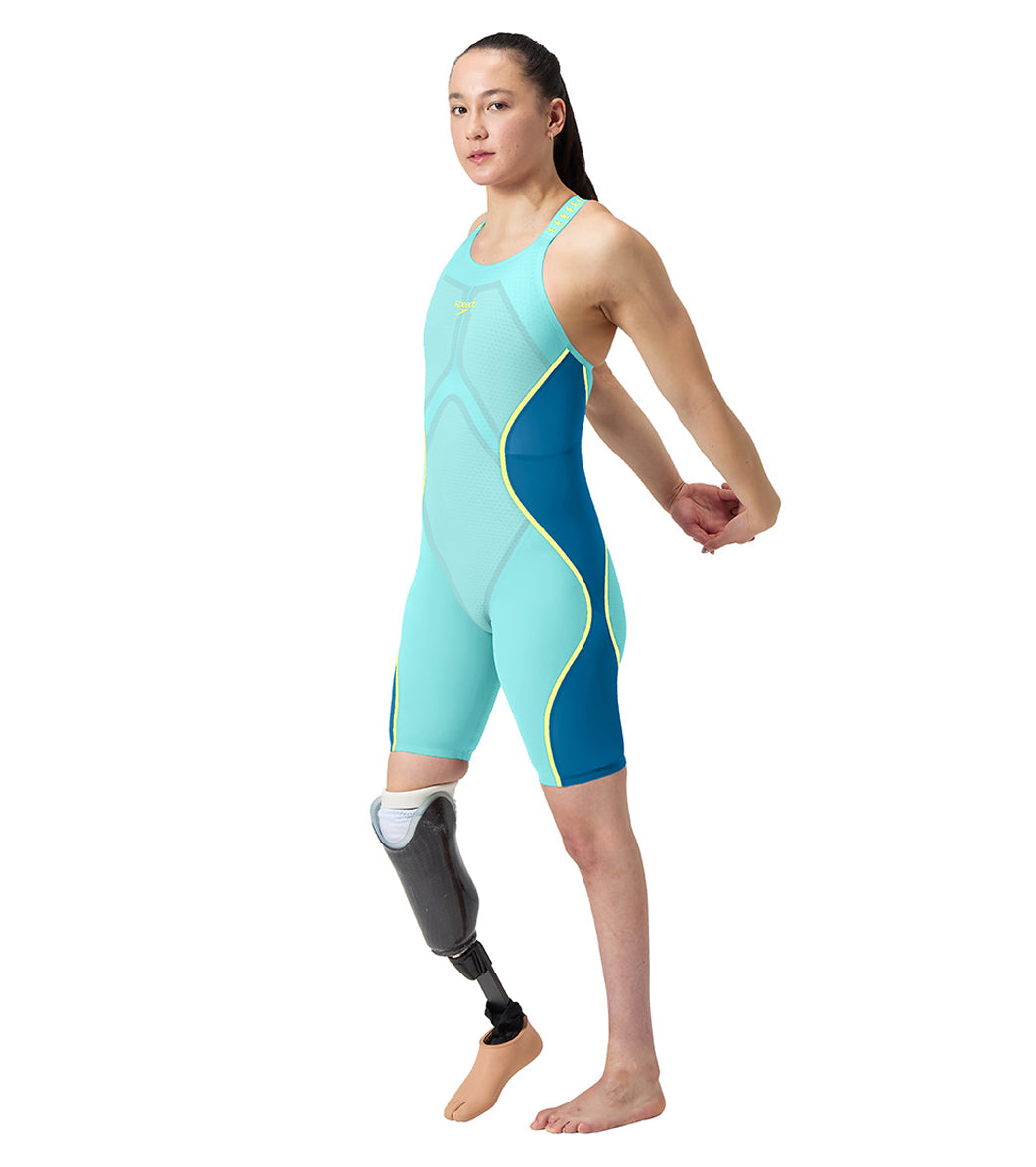 Speedo Women's LZR Intent 2.0 Closed Back Kneeskin Tech Suit Swimsuit