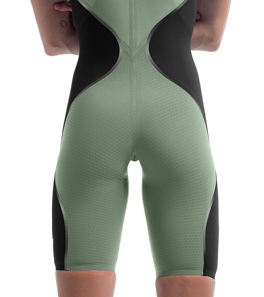 Speedo Women's LZR Intent 2.0 Closed Back Kneeskin Tech Suit Swimsuit