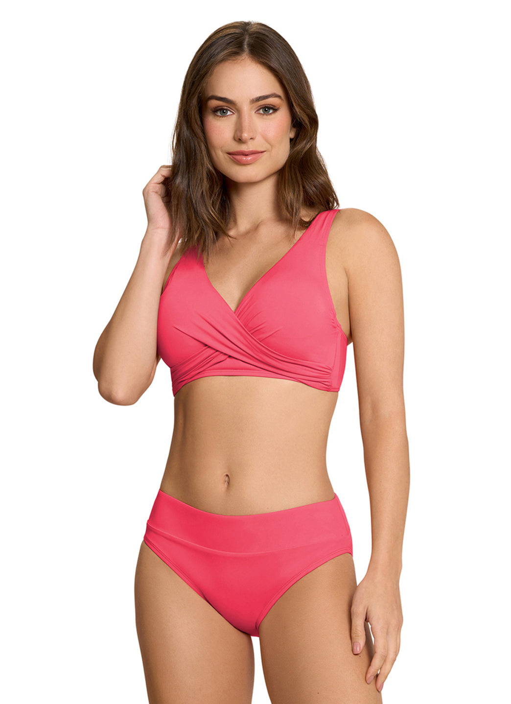 Jantzen Women's Agnes Solid Banded Hipster Bikini Bottom