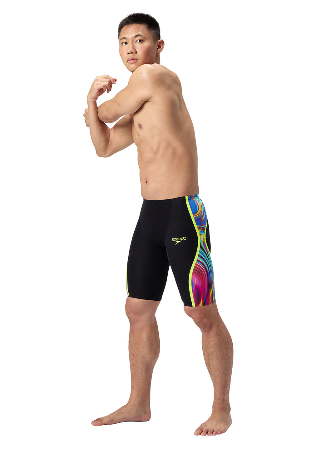 Speedo Men's LZR Intent 2.0 High Waist Jammer Tech Suit Swimsuit