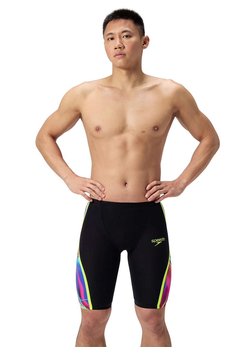 Speedo Men's LZR Intent 2.0 High Waist Jammer Tech Suit Swimsuit