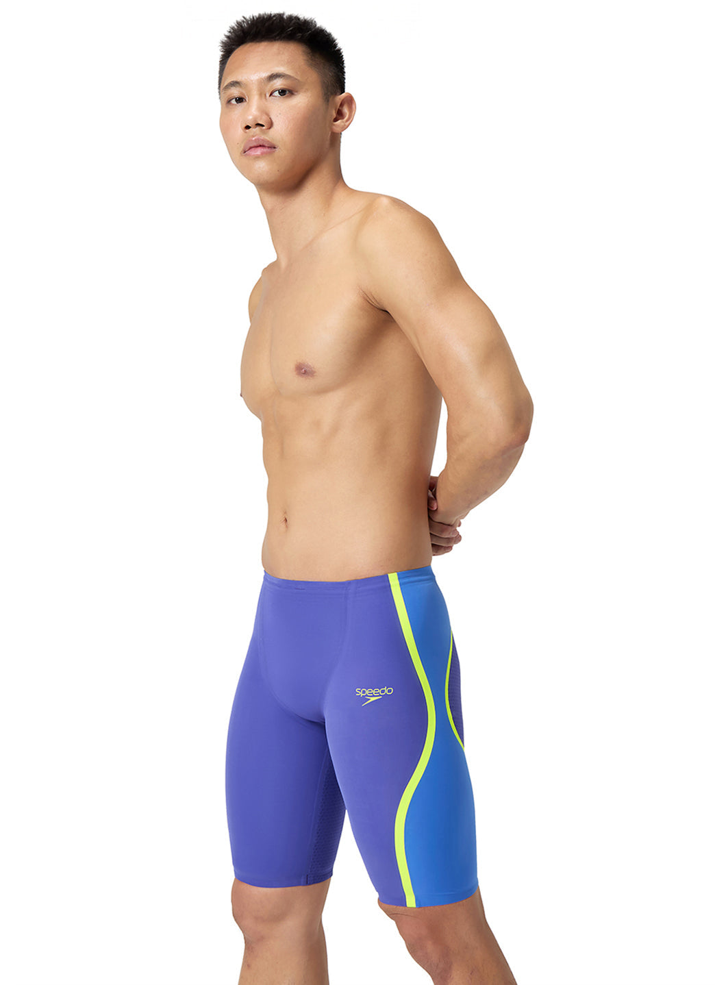 Speedo Men's LZR Intent 2.0 High Waist Jammer Tech Suit Swimsuit