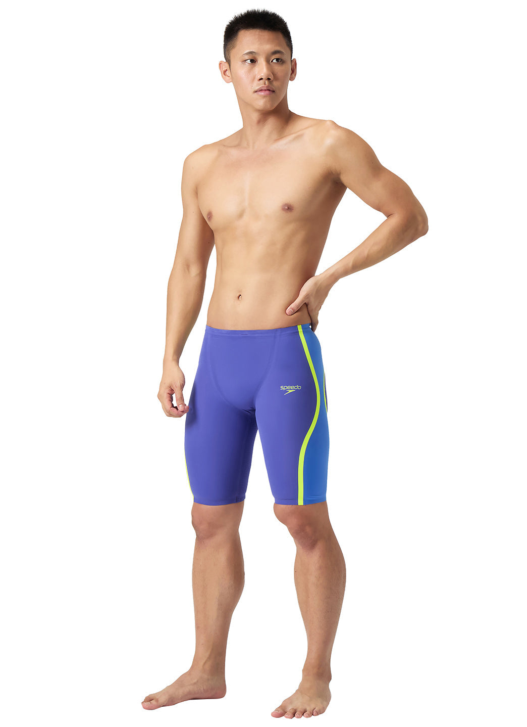 Speedo Men's LZR Intent 2.0 High Waist Jammer Tech Suit Swimsuit