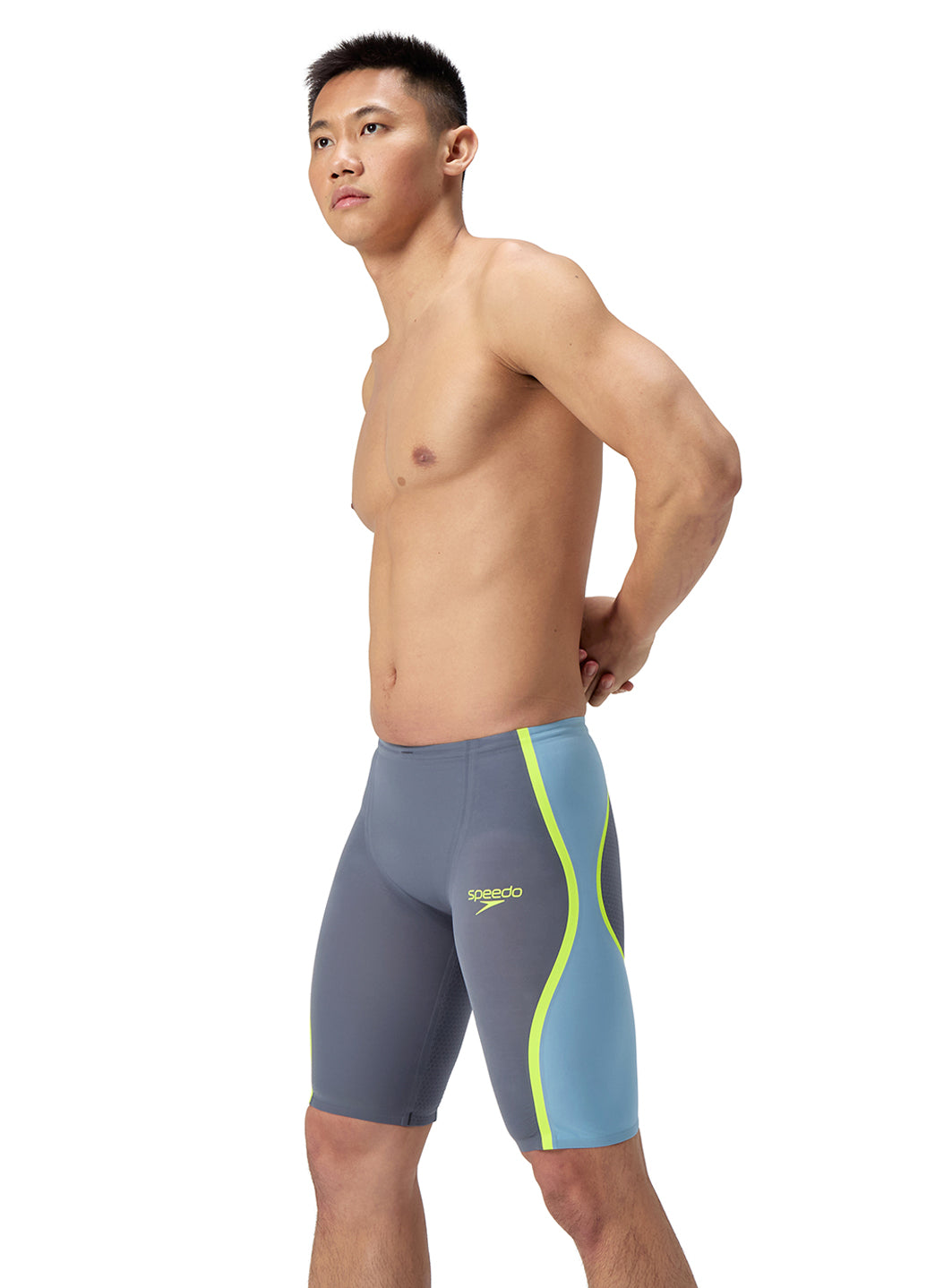 Speedo Men's LZR Intent 2.0 High Waist Jammer Tech Suit Swimsuit