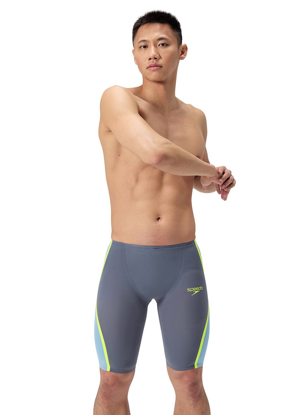 Speedo Men's LZR Intent 2.0 High Waist Jammer Tech Suit Swimsuit