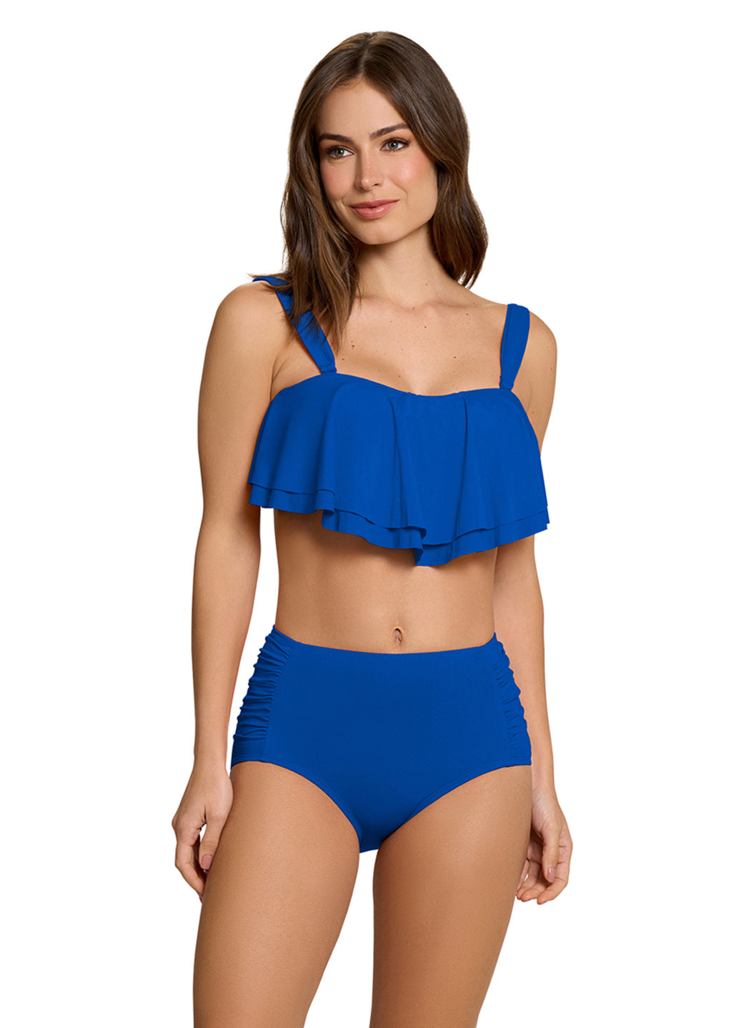 Jantzen Women's Side Shirred Solid Bikini Bottom