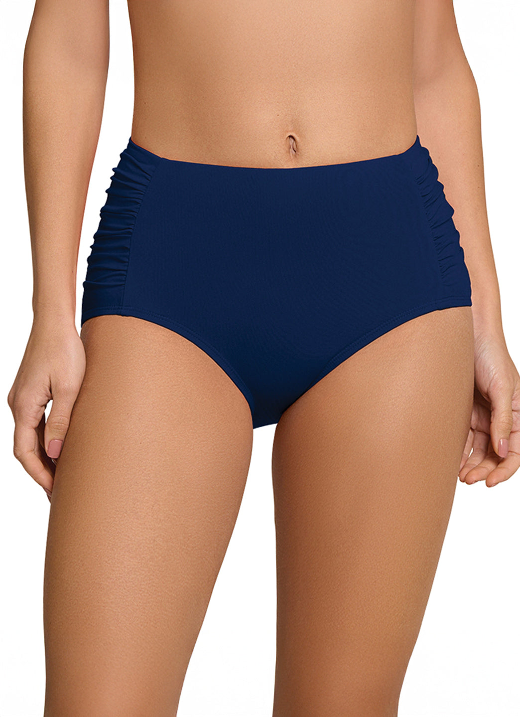 Jantzen Women's Side Shirred Solid Bikini Bottom
