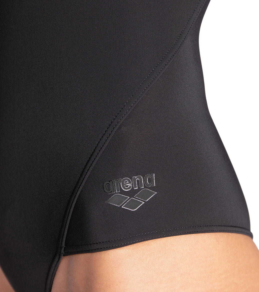 Arena Women's Mesh Panel Power Back One Piece Swimsuit