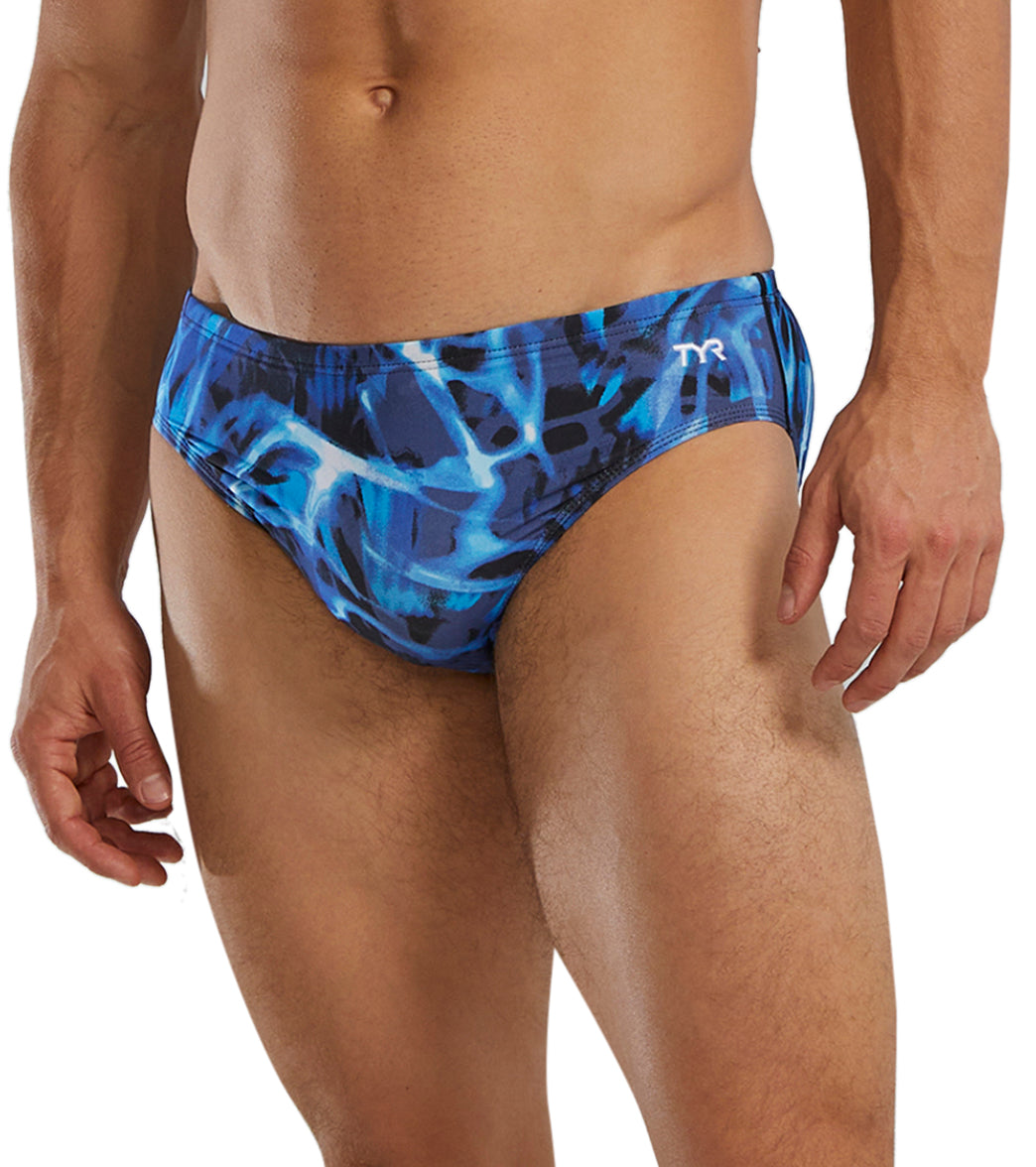 TYR Men's Electro Brief Swimsut