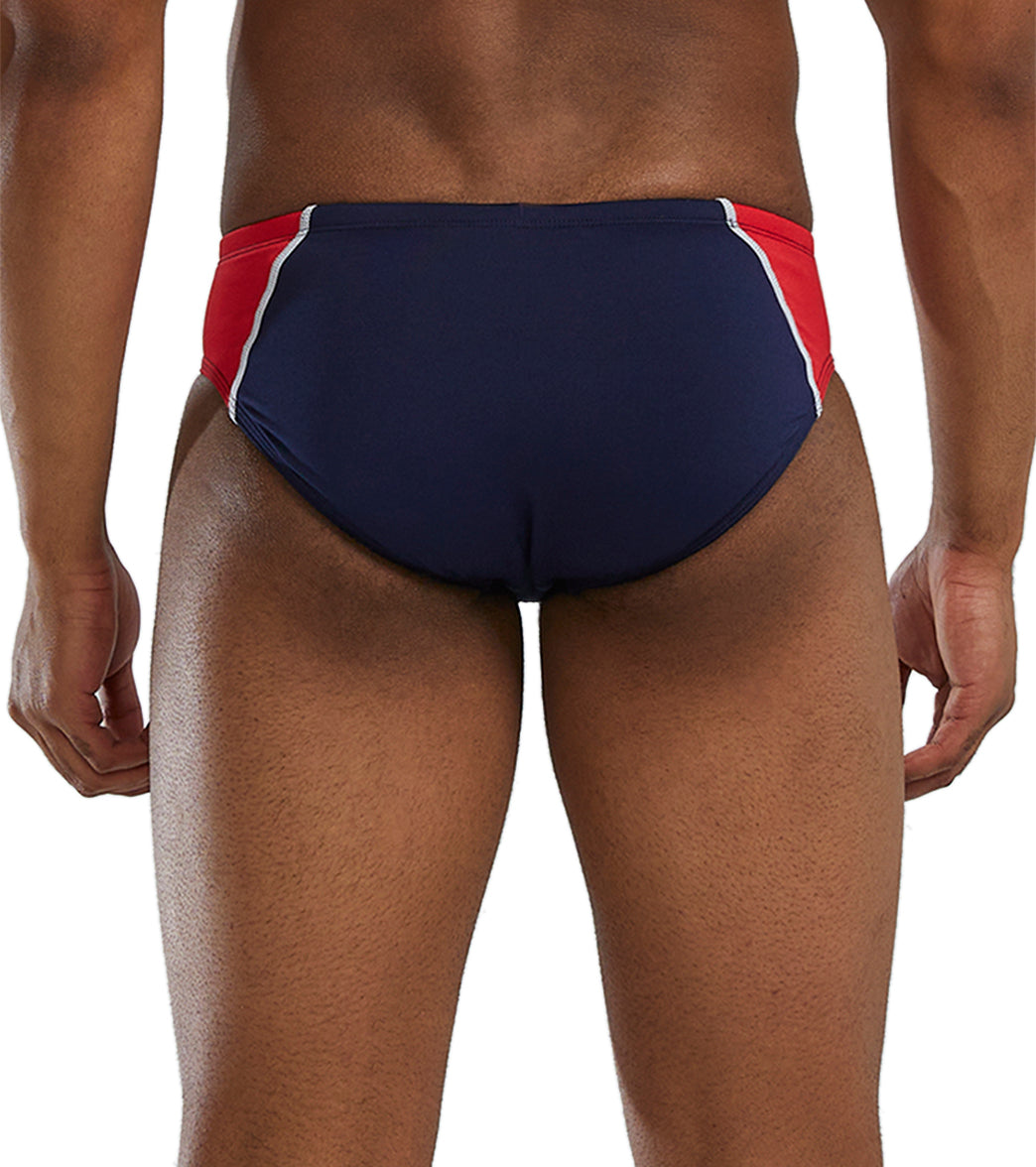 TYR Men's USA Durafast Elite Brief Swimsuit