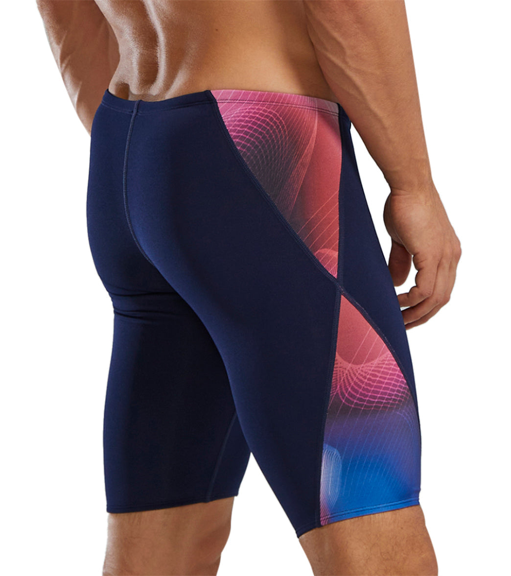 TYR Men's Unwaver Large Logo Jammer Swimsuit