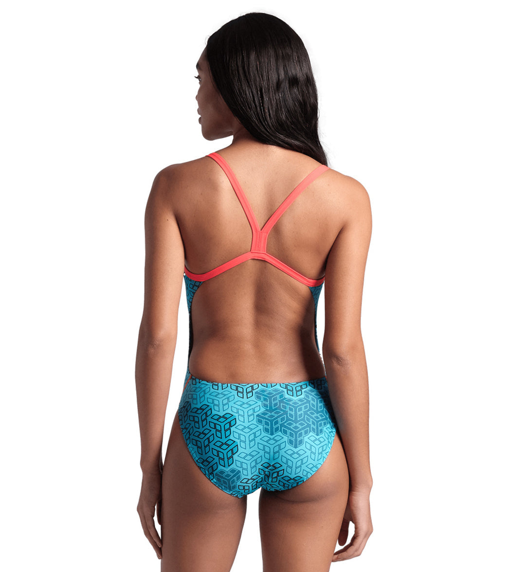 Arena Women's Camo Kikko Challenge Back One Piece Swimsuit