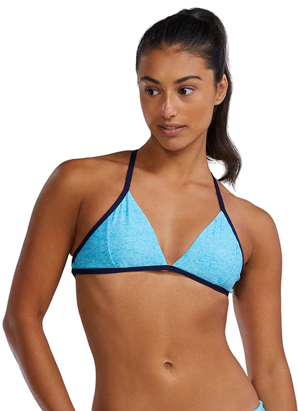 TYR Women's Lapped Durafast Elite Triangle Tieback Bikini Top