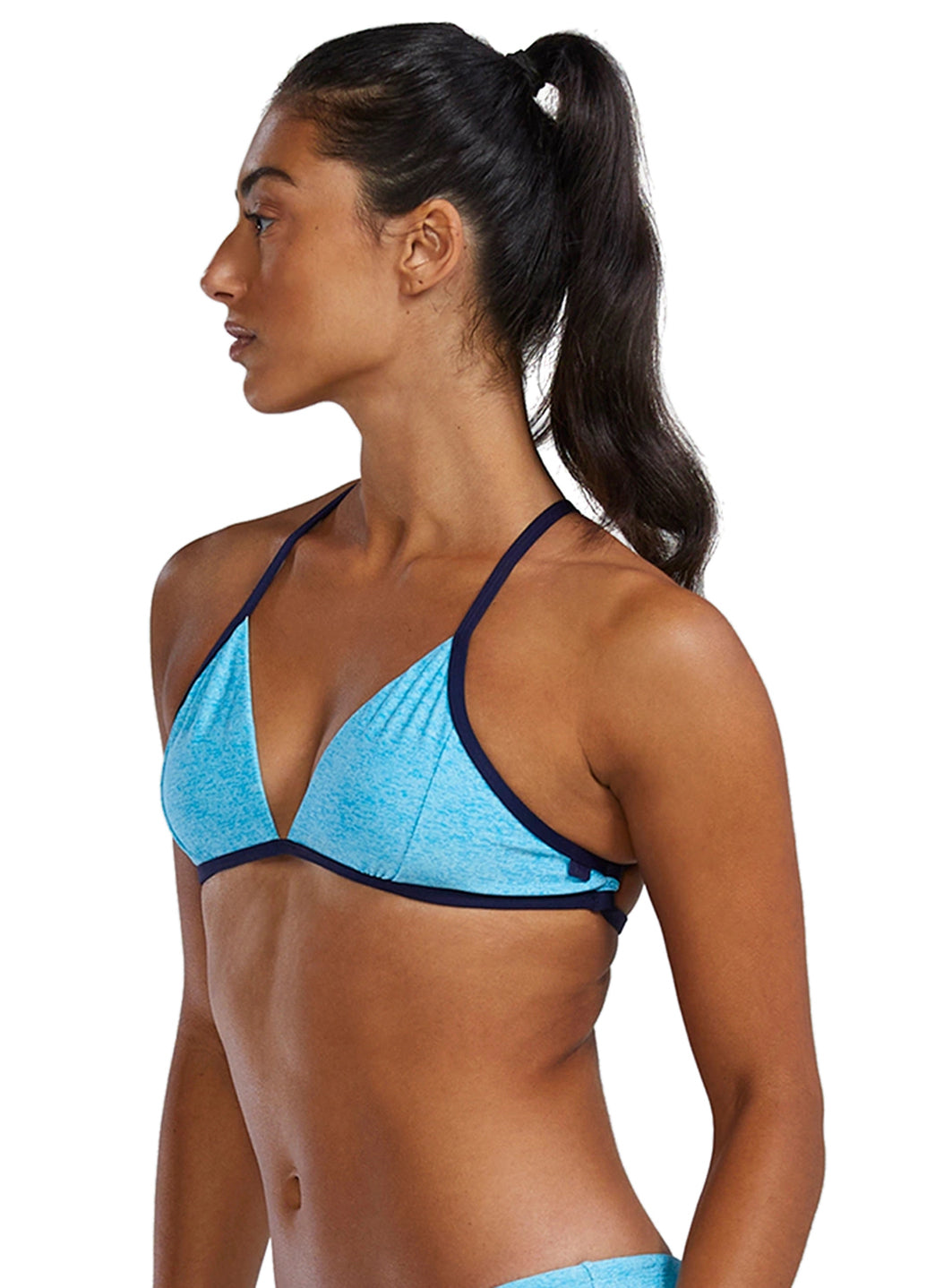 TYR Women's Lapped Durafast Elite Triangle Tieback Bikini Top