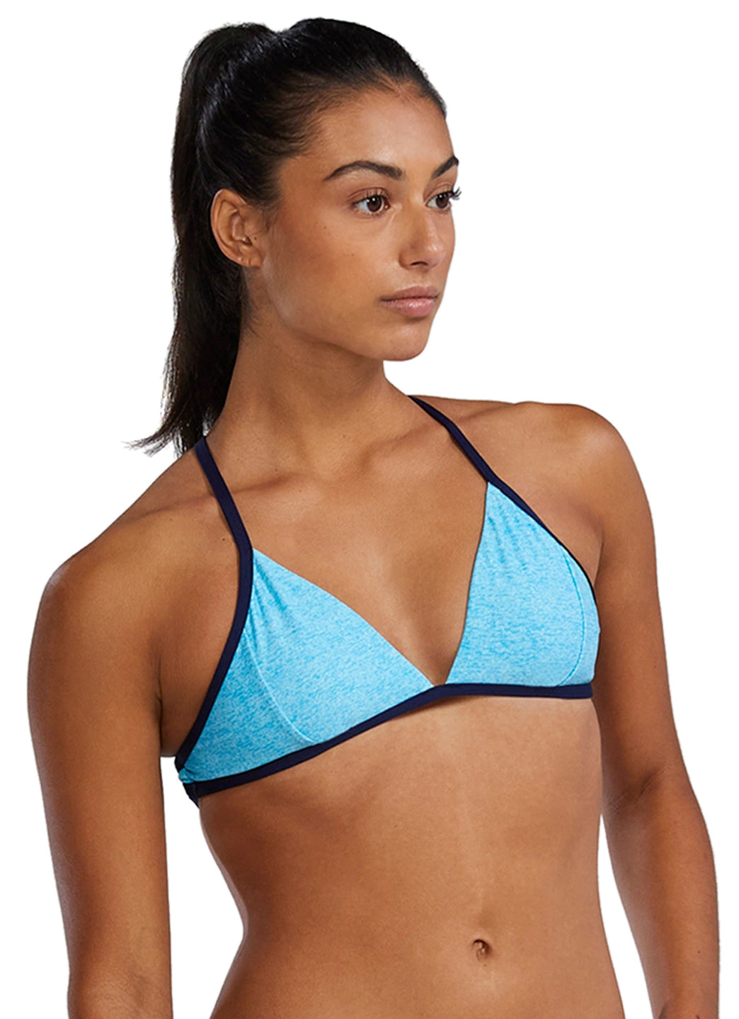 TYR Women's Lapped Durafast Elite Triangle Tieback Bikini Top