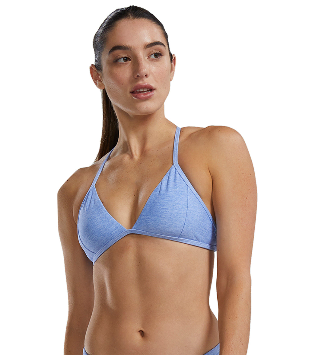TYR Women's Lapped Durafast Elite Triangle Tieback Bikini Top
