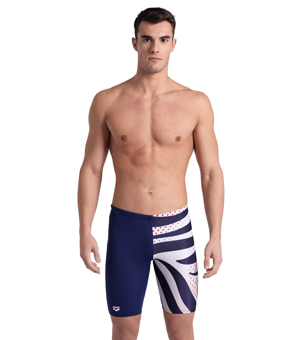Arena Men's Multi Stripes Jammer Swimsuit