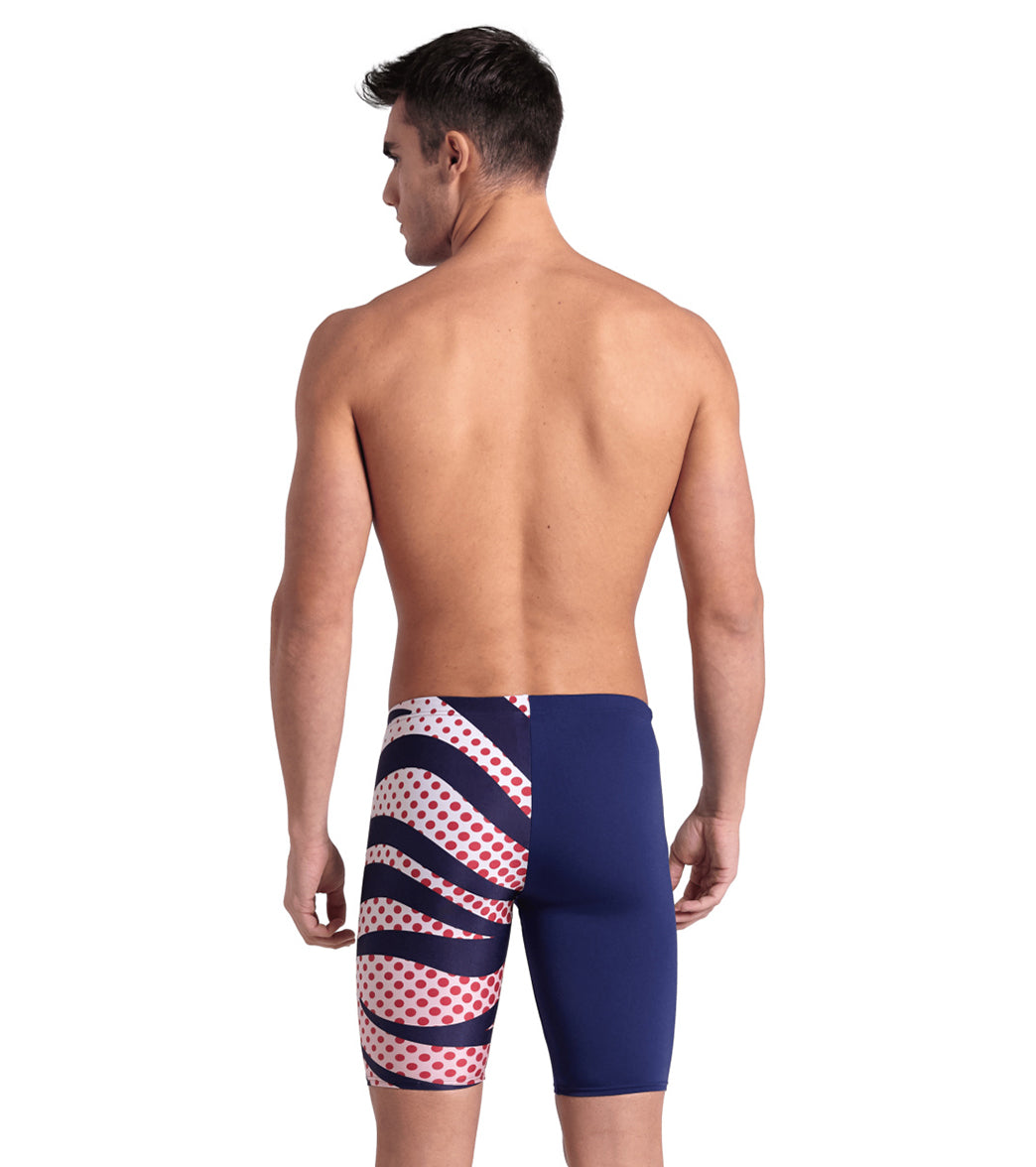 Arena Men's Multi Stripes Jammer Swimsuit