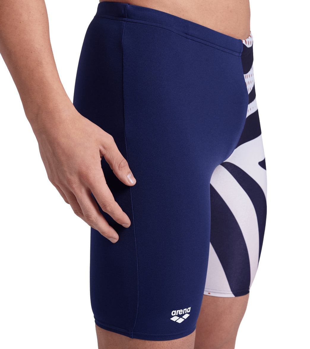 Arena Men's Multi Stripes Jammer Swimsuit