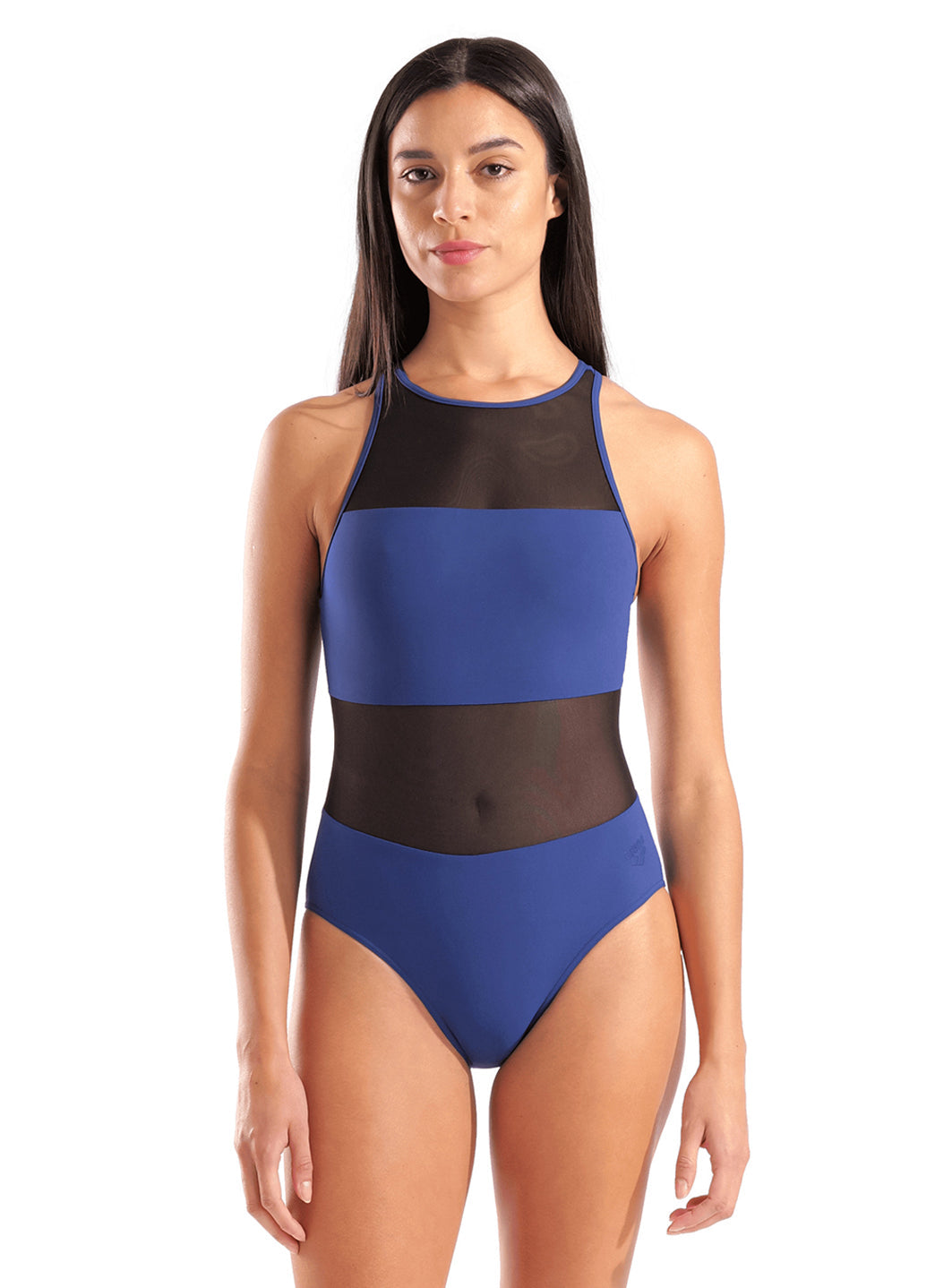 Arena Women's Mesh Panels Vent Back One Piece Swimsuit