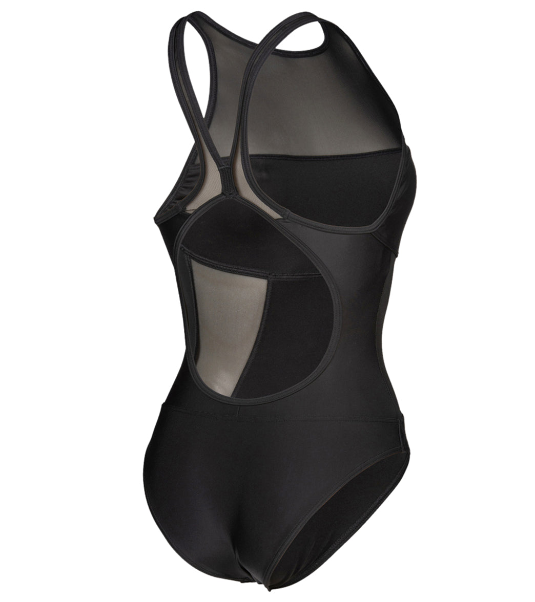 Arena Women's Mesh Panels Pro Back One Piece Swimsuit