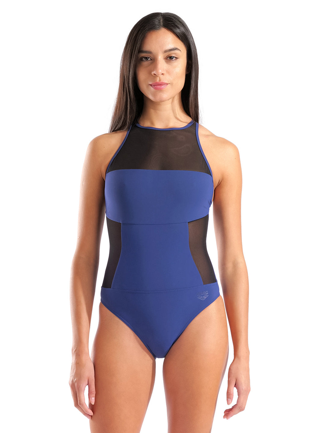 Arena Women's Mesh Panels Pro Back One Piece Swimsuit