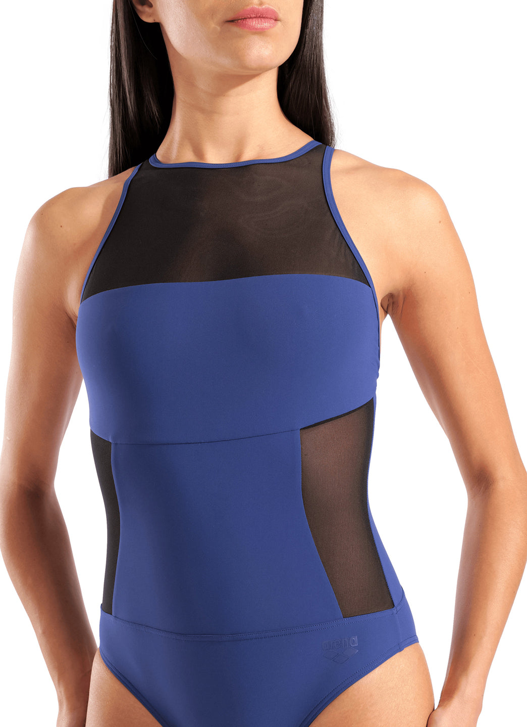 Arena Women's Mesh Panels Pro Back One Piece Swimsuit