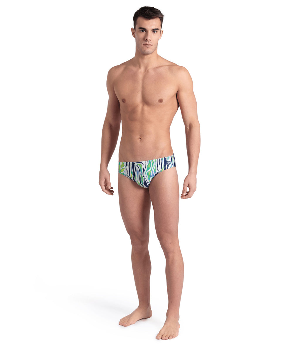 Arena Men's Zebra Stripes Brief Swimsuit