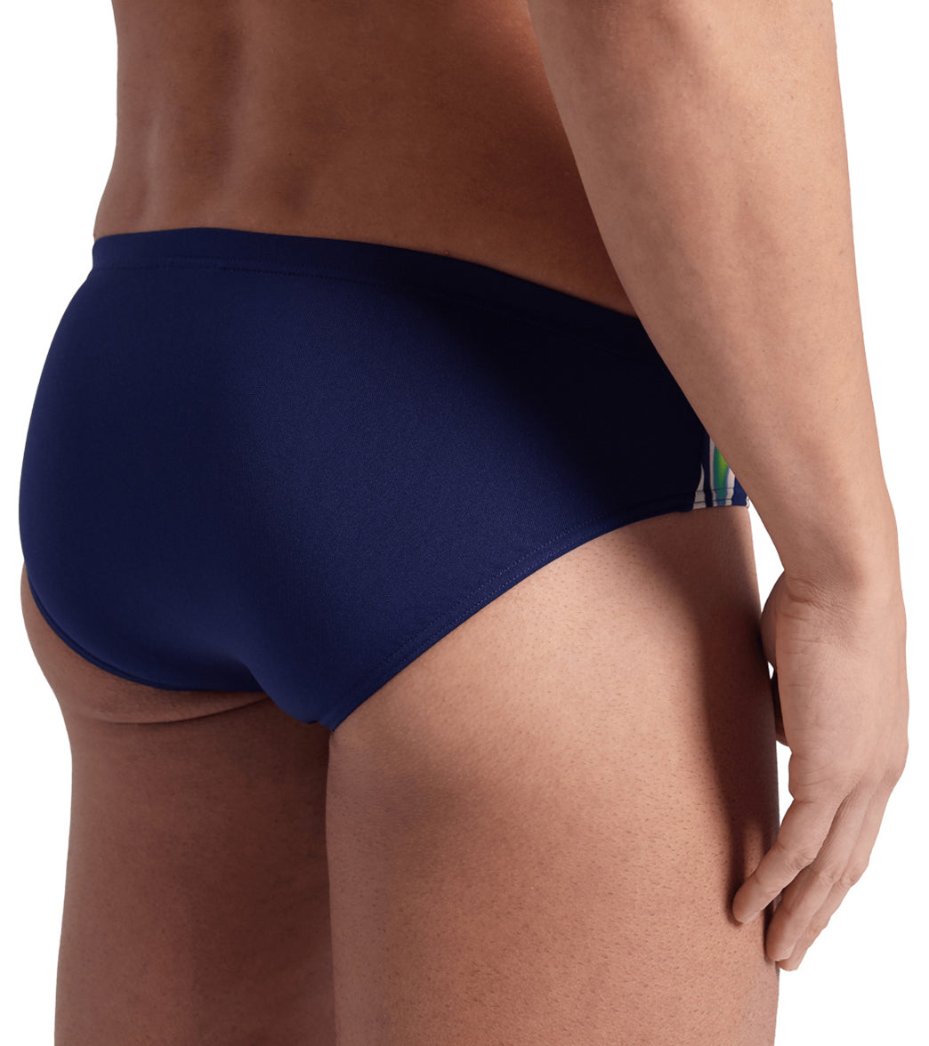 Arena Men's Zebra Stripes Brief Swimsuit