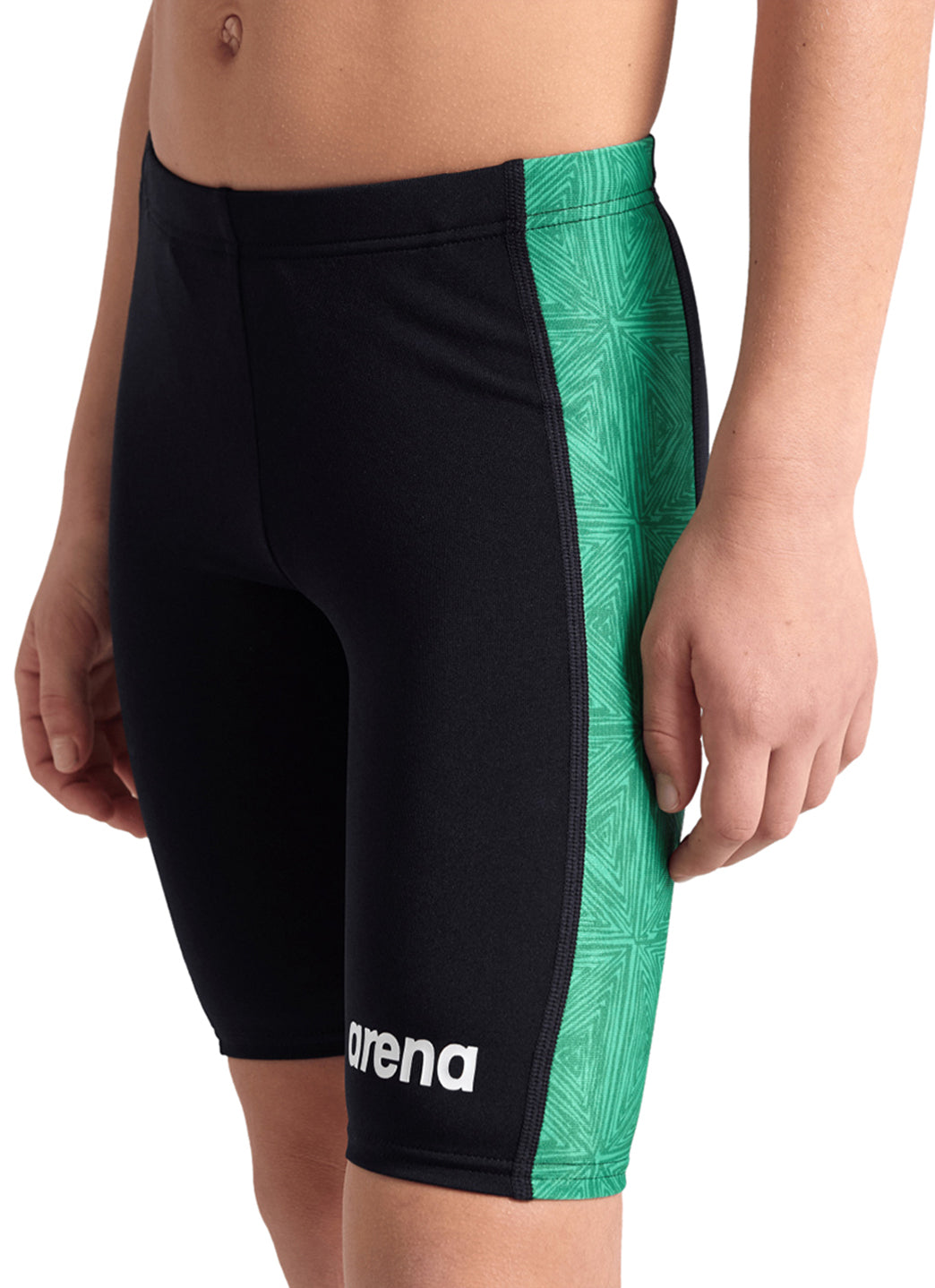 Arena Men's Abstract Tiles Jammer Swimsuit