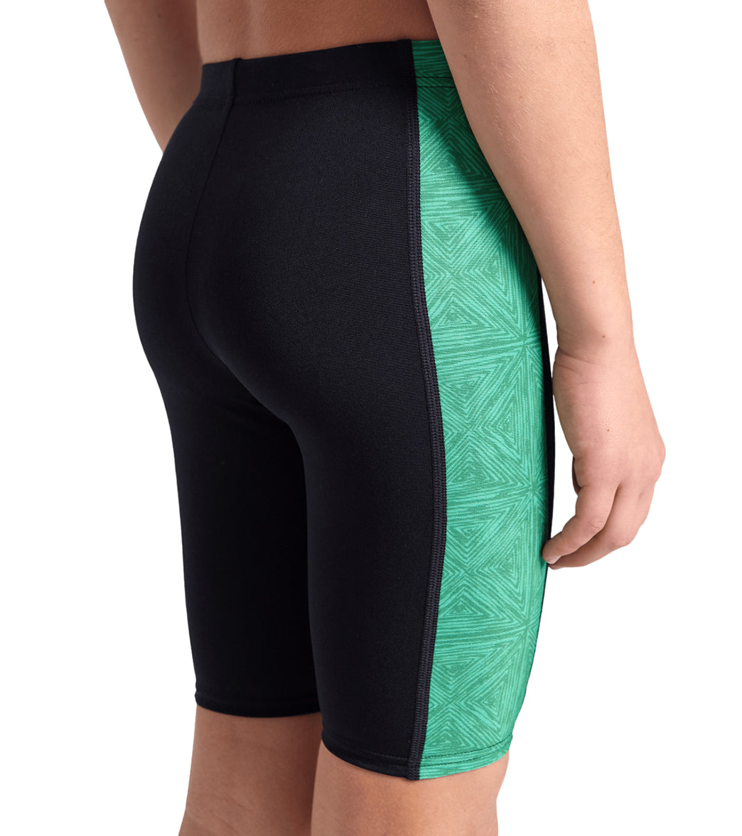 Arena Men's Abstract Tiles Jammer Swimsuit