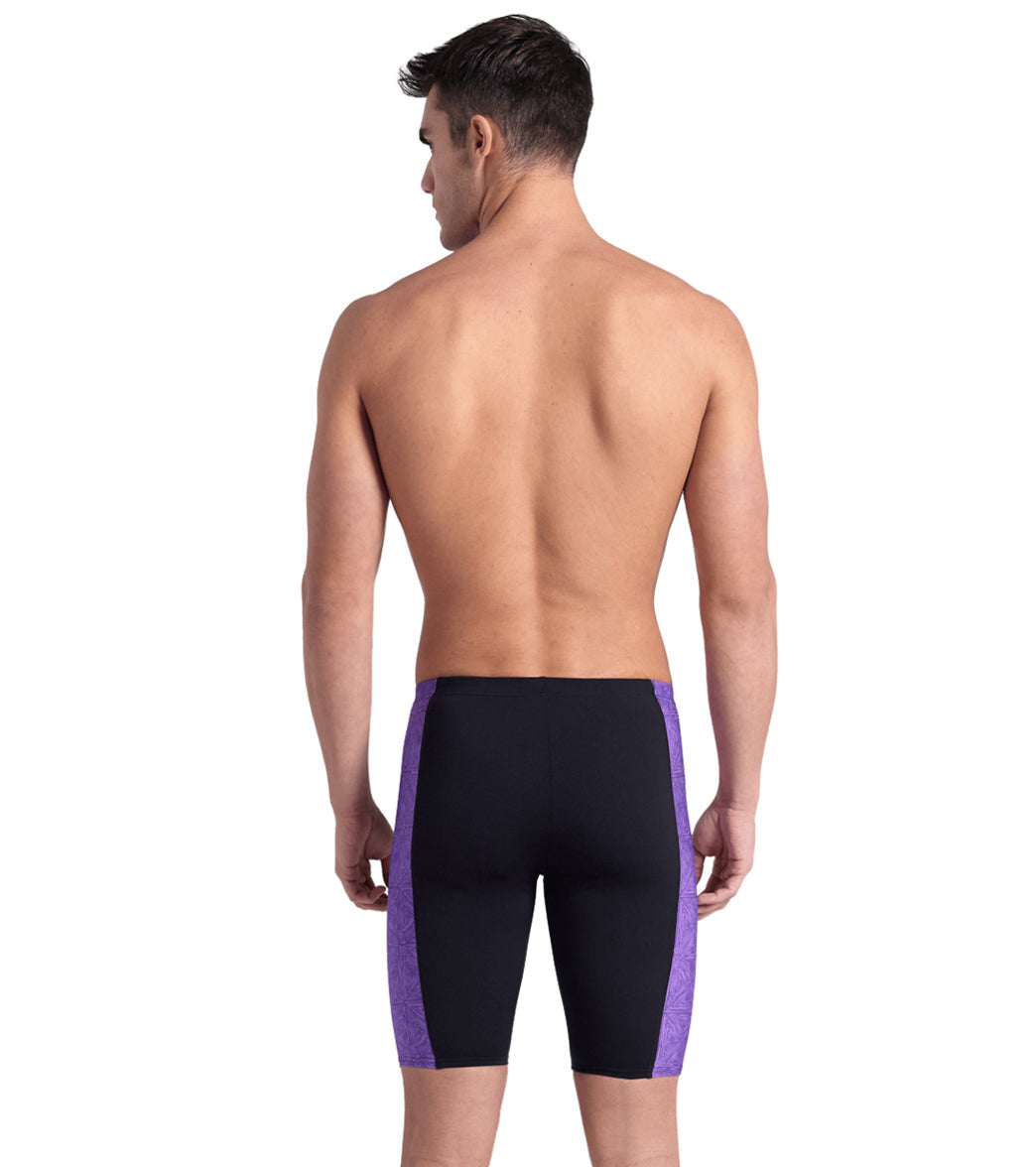 Arena Men's Abstract Tiles Jammer Swimsuit