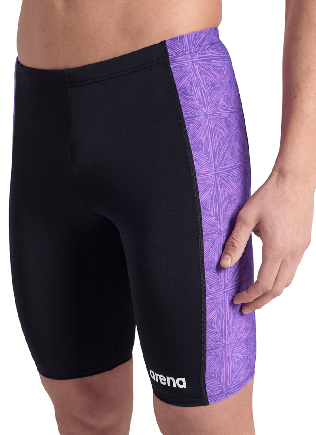 Arena Men's Abstract Tiles Jammer Swimsuit